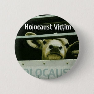Chapa Redonda De 5 Cm Víctima del holocausto