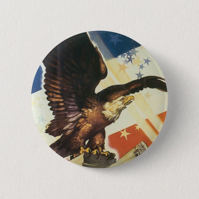 Chapa Redonda De 5 Cm ¡Victoria - ahora usted puede invertir en ella! (Anverso)