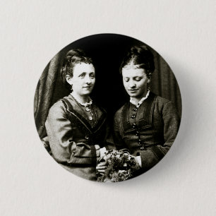 Chapa Redonda De 5 Cm Victorian Girlfriend