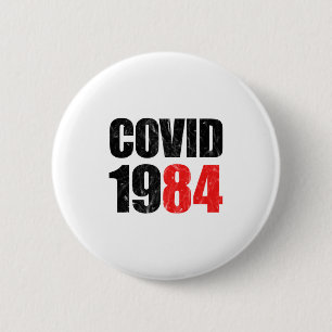Chapa Redonda De 5 Cm Vid 1984