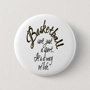 Chapa Redonda De 5 Cm Vida del baloncesto