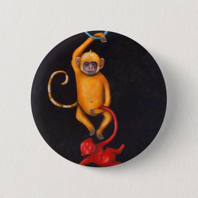 Chapa Redonda De 5 Cm Vida en un mundo plástico (Anverso)