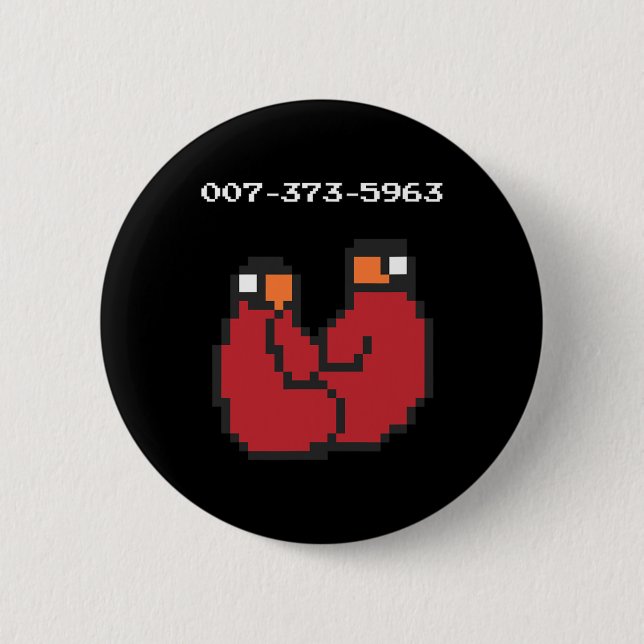 Chapa Redonda De 5 Cm Video Game 90s 45s Codes Funny Gift (Anverso)