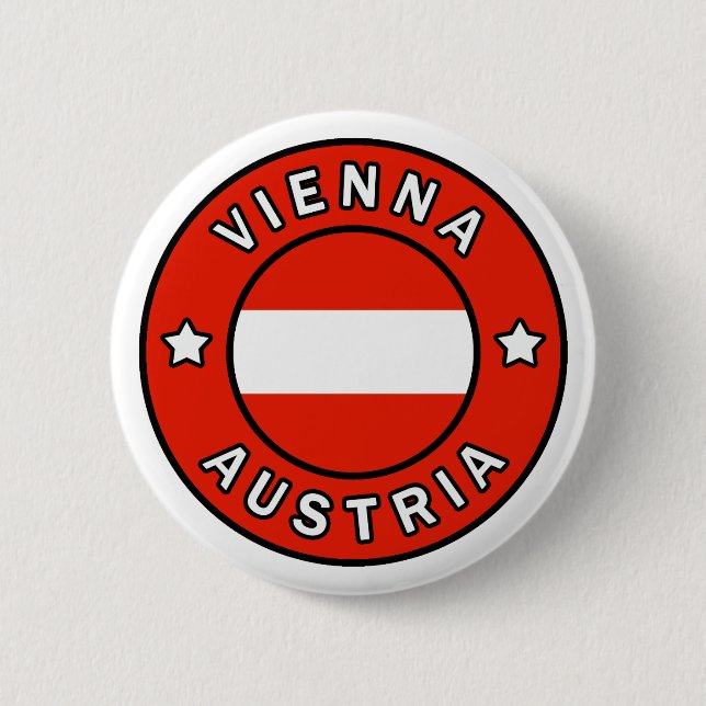 Chapa Redonda De 5 Cm Viena Austria (Anverso)