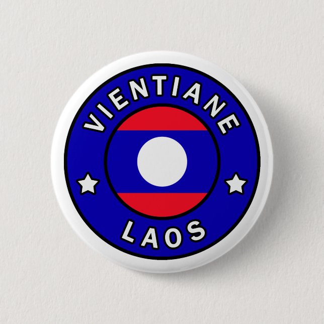 Chapa Redonda De 5 Cm Vientiane Laos (Anverso)