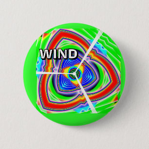 Chapa Redonda De 5 Cm VIENTO (puedes cambiar la palabra)