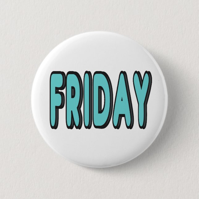 Chapa Redonda De 5 Cm viernes (Anverso)