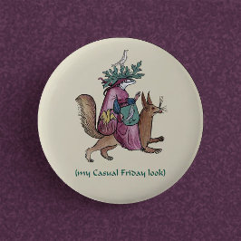 Chapa Redonda De 5 Cm "Viernes Casual" medieval