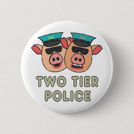 Chapa Redonda De 5 Cm Vigilancia de dos niveles