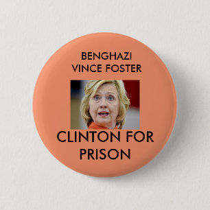 CHAPA REDONDA DE 5 CM VINCE DE BENGASI FOMENTAN A CLINTON PARA LA