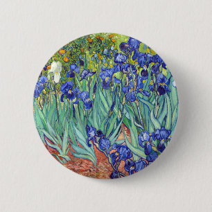 Chapa Redonda De 5 Cm Vincent van Gogh 1889 iris