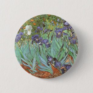 Chapa Redonda De 5 Cm Vincent van Gogh - Irises