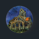 Chapa Redonda De 5 Cm Vincent van Gogh - La Iglesia de Auvers<br><div class="desc">La Iglesia de Auvers (1890) de Vincent van Gogh es una pintura religiosa de la arquitectura del arte del arte de la época del Impresionismo. Una mujer camina por un camino hacia la capilla del pueblo con hermosas vidrieras. Una escena de la arquitectura de la vida cotidiana. Sobre el artista:...</div>