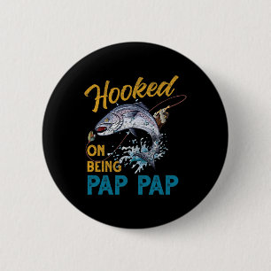 Chapa Redonda De 5 Cm Vinculado Al Día De Los Padres Pescadores De Pap P