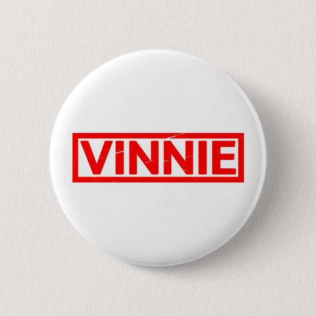 Chapa Redonda De 5 Cm Vinnie Stamp (Anverso)