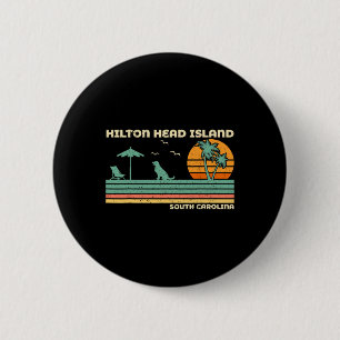 Chapa Redonda De 5 Cm Vintage Family Vacation South Carolina Hilton Head