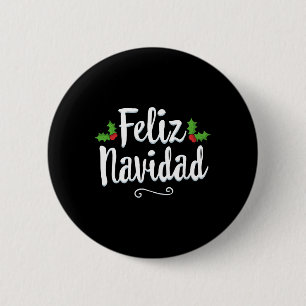 Chapa Redonda De 5 Cm vintage feliz navidad retro navidades mexicanos en