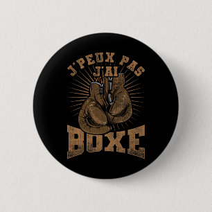 Chapa Redonda De 5 Cm Vintage Je Peux Pas J'ai Boxeo Boxeo Para Boxeador