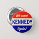 Chapa Redonda De 5 Cm Vintage John Kennedy para presidente de nuevo (Anverso y reverso)