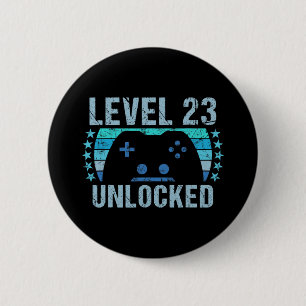 Chapa Redonda De 5 Cm Vintage regalo de cumpleaños 23 años Chica Ga