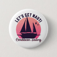 Vintage Retro Caribe Vela Vamos a conseguir Nauti
