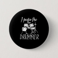 Vintage Retro Drum Player Prefiero El Bidor