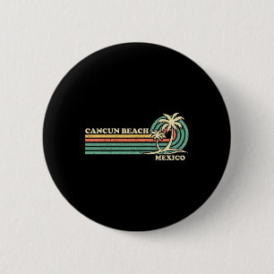 Chapa Redonda De 5 Cm Vintage Retro vacaciones de verano México Playa de