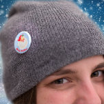 Chapa Redonda De 5 Cm Vintage Santa Merry Christmas Candy Cane<br><div class="desc">Este botón de Santa es perfecto para decorar tu gorra,  bolso,  bandera,  silla y otros artículos. Maravilloso obsequio o regalo de vacaciones. ¡Ideal para los amantes de la época vintage!</div>