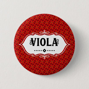 Chapa Redonda De 5 Cm Viola Emblem