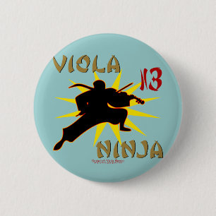 Chapa Redonda De 5 Cm Viola Ninja
