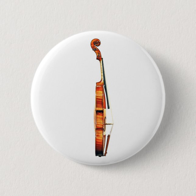 Chapa Redonda De 5 Cm Violín (Anverso)