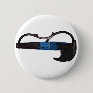Chapa Redonda De 5 Cm Violín eléctrico de moda