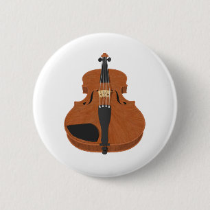 Chapa Redonda De 5 Cm Violin: Modelo 3D: