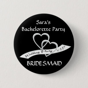 Chapa Redonda De 5 Cm VIP de fiesta de boda