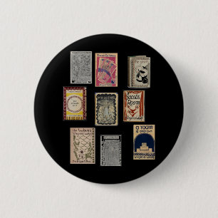 Chapa Redonda De 5 Cm Virginia Woolf Books