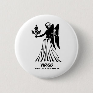 Chapa Redonda De 5 Cm Virgo