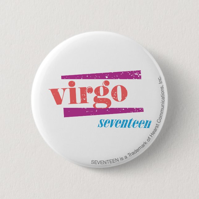 Chapa Redonda De 5 Cm Virgo LtPink (Anverso)