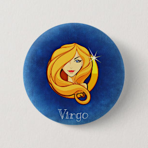 Chapa Redonda De 5 Cm Virgo, Vergine