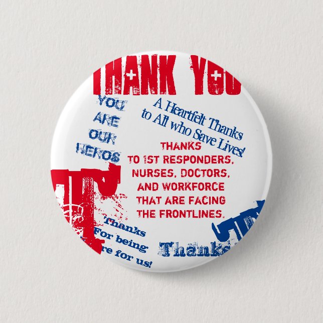 CHAPA REDONDA DE 5 CM VIRUS CORONA (Anverso)