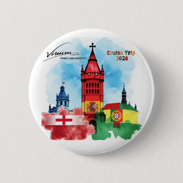 Chapa Redonda De 5 Cm Visiiion Button (Anverso)