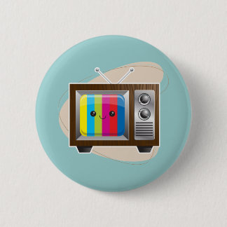 Chapa Redonda De 5 Cm Vision retro