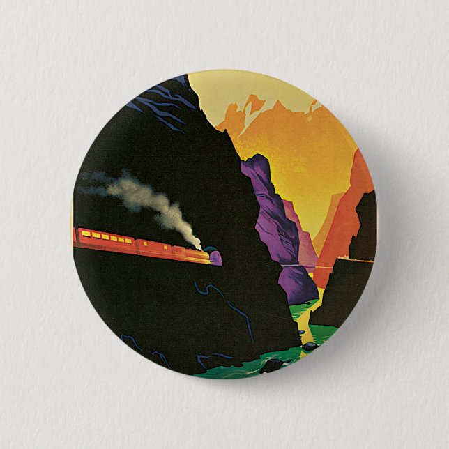 Chapa Redonda De 5 Cm Visitez La Yougoslavie (Anverso)