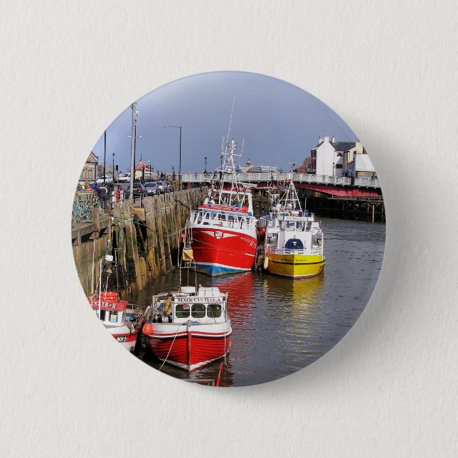 CHAPA REDONDA DE 5 CM VISTAS DE INGLATERRA (Anverso)