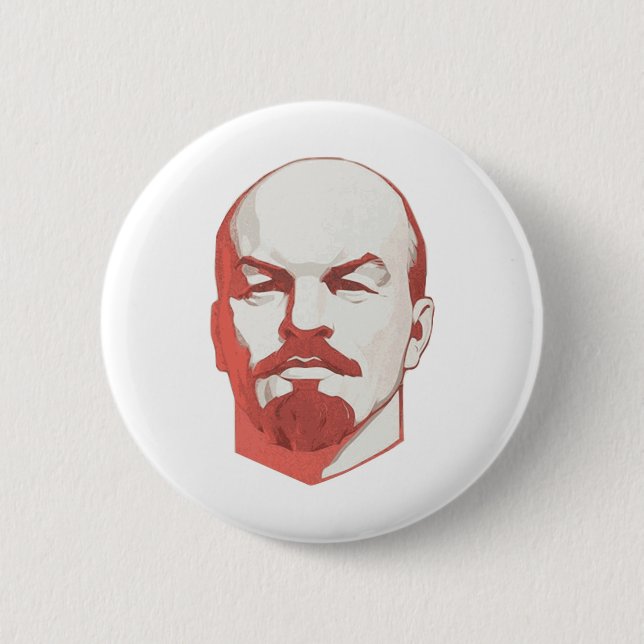 Chapa Redonda De 5 Cm Vladimir Lenin (Anverso)
