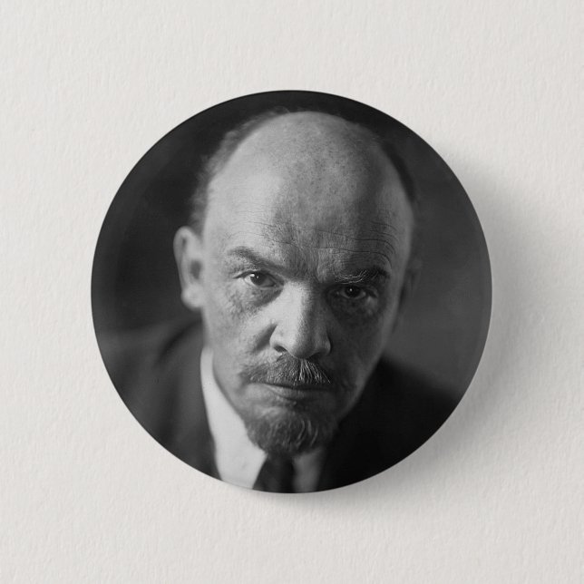 Chapa Redonda De 5 Cm Vladimir Lenin (Anverso)