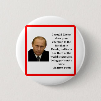 Chapa Redonda De 5 Cm Vladimir Putin