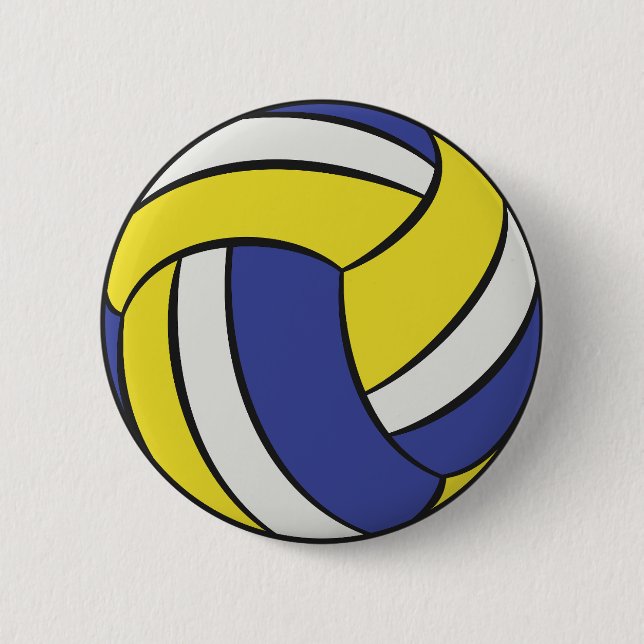 Chapa Redonda De 5 Cm Voleibol (Anverso)