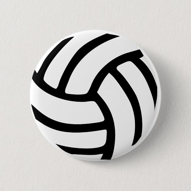 Chapa Redonda De 5 Cm Voleibol (Anverso)