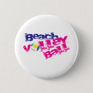 Chapa Redonda De 5 Cm Voleibol de playa