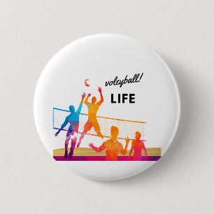 Chapa Redonda De 5 Cm Voleibol Laife